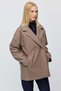 Women's Off-Shoulder Two-Button Oversized Coat - 3