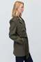 Women's Double-Breasted Short Trench Coat - 2
