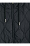 Two Mt Shop Quality Lcw Everyday Black Hooded Oversize Women's Puffer Coat - 6