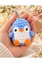Penguin Keychain Handmade Amigurumi Knitted Plush Bag Ornament Cute Gift