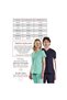 Luxury Lycra Gray Top and Bottom Set Doctor Nurse Uniform Colorful Phone Holder with Gift - 4