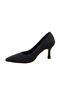4779 Fully Covered Pointed Toe Heeled Closed Evening Dress Shoes with Stone Finish - 8
