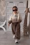 Girl's Crop Feel Free Transitional Cotton Set