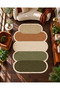 Eta Retro Oval Block Pattern Modern Woven Base Decorative Carpet Eta4362 - 2
