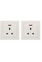 13A SOCKET W/NEON (Pack of 2)