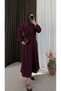 Azalea Zippered Skirt Suit - 3205 - Plum - 2