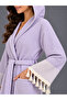 Ala Peştemal Bathrobe Unisex - 100% Cotton Karatezgah Woven - 5