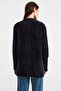 Pearl Detailed Soft Fabric Knitwear Cardigan Black 8296 - 8