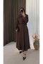 Azalea Zippered Skirt Suit - 3205 - Bitter Brown