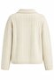 Ecru Large Pocket Buttoned Cardigan - 2Y9011 - 2