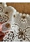 35X15 cm White Lace Collar Sewing Applique - 2