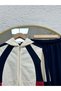 Hamide Double Pocket Zipper Bag Trouser Suit-Pn3229 Navy Blue - 3