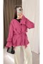 Ruffle Detailed Kimono - Hpm - Dried Rose