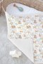 Double-Sided Baby Blanket, 100% Cotton Waffle Pique |   Pillowcase with Gift - Woodland Friends - 100 X 150 cm - 2