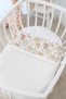 Double-Sided Baby Blanket, 100% Cotton Waffle Pique |   Pillowcase with Gift - Woodland Friends - 70 X 105 cm - 5