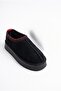 Trendy Women's Home and Outdoor Daily Use Closed-Front Boston Sabo Warm Lining Slippers Black - 7