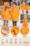 Children's Wellsoft Hooded Unisex Wearable Poncho Tv Blanket with Front Pocket