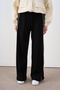 Women's Side Stripe Detail, Elastic Waist and Hem Camisole Trousers, Dark Navy Blue - 2