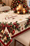 Christmas Tablecloth – Jacquard Fabric, No Ironing Required - 3