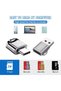 قارئ بطاقات USB C Micro SD مع سلسلة مفاتيح، قارئ بطاقات ذاكرة من النوع C إلى Micro SD SDHC SDXC TF مع قابس أمريكي - 2