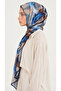 Siena Viscose Shawl - Dark Blue - 5