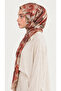 Siena Viscose Shawl - Cream / Tile - 2