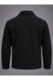 New Now Men's Black Viral Zr Model Cashmere Coat - 3