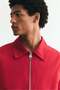 Collared cotton jacket - 4