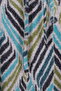 Women's Plus Size Lycra High Neck Geometric Patterned Long Sleeve Soft Pullover Sweatshirt - 6
