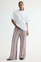 Knitted drawstring trousers