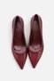 Astra Women's Burgundy Pointed Toe Heeled Stiletto A003-K3820 - 3