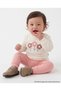 Baby Girl Seasonal 2-Piece Set Floral Bouquet Patterned Long Sleeve Cotton Comfortable Daily Set-Baby Mouth - 2