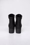 Rue - Women's Black Metal Accessory Detailed Block Heeled Short Boots - 4