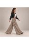 Women's Elastic Waist Wide Leg Draped Trousers Mta024 - 4