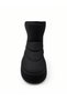Women's Black Plush Lined Thick Sole Boots - 2