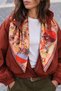 Betty Polka Dot-Salmon Scarf 70*70 cm - 3