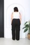 Women's Lycra Pants with Elastic Waist and Plus Size - 6