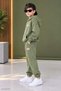 Children's Kangaroo Pocket Hooded Set 11590-1 - 4