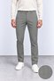 Men's Dark Gray Slim Fit Lycra Side Pocket Dobby Casual Trousers