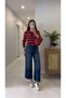 Niolsa Navy Blue Belted Jean