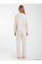 Shirt Collar Plaid Women's Pajama Set (W6) - 4