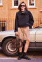 Belted Detailed Pleated Bermuda Pants Camel