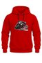 Unisex Sportbike Motorcycle Printed Hooded Sweatshirt Race Track Rider Design