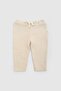 Organic Cotton Cream Baby Pants