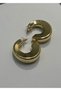 Gold Color Zion Earrings 1 cm - 3