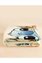 Beige Stitch Printed Beach Towel 70x140cm - 4