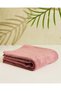 Purple Textured Cotton Beach Towel