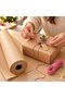 Kraft Roll Wrapping Paper, Red White String and Tag Set, Gift and Packaging Set - 4