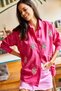 Sequin detailed woven boyfriend shirt - 2