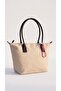 Cream Women's Charm Shopper Waterproof Large Size Hand and Shoulder Bag - 2